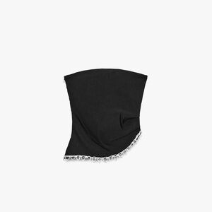 Zara black jeweled top